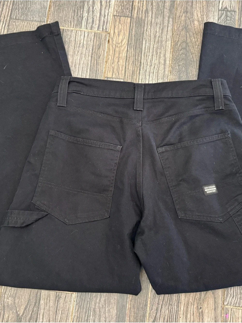 Levi Signature Mens Black Work Wear pants - size 32 x 32